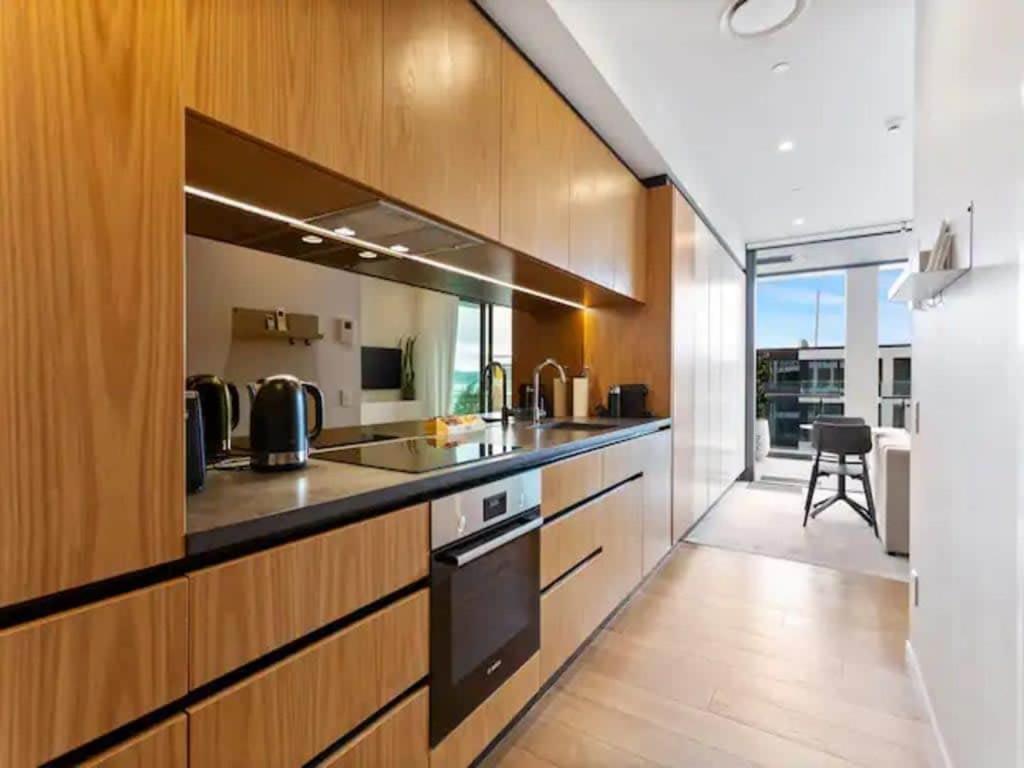 Sleek Modern Studio With Balcony Auckland Buitenkant foto